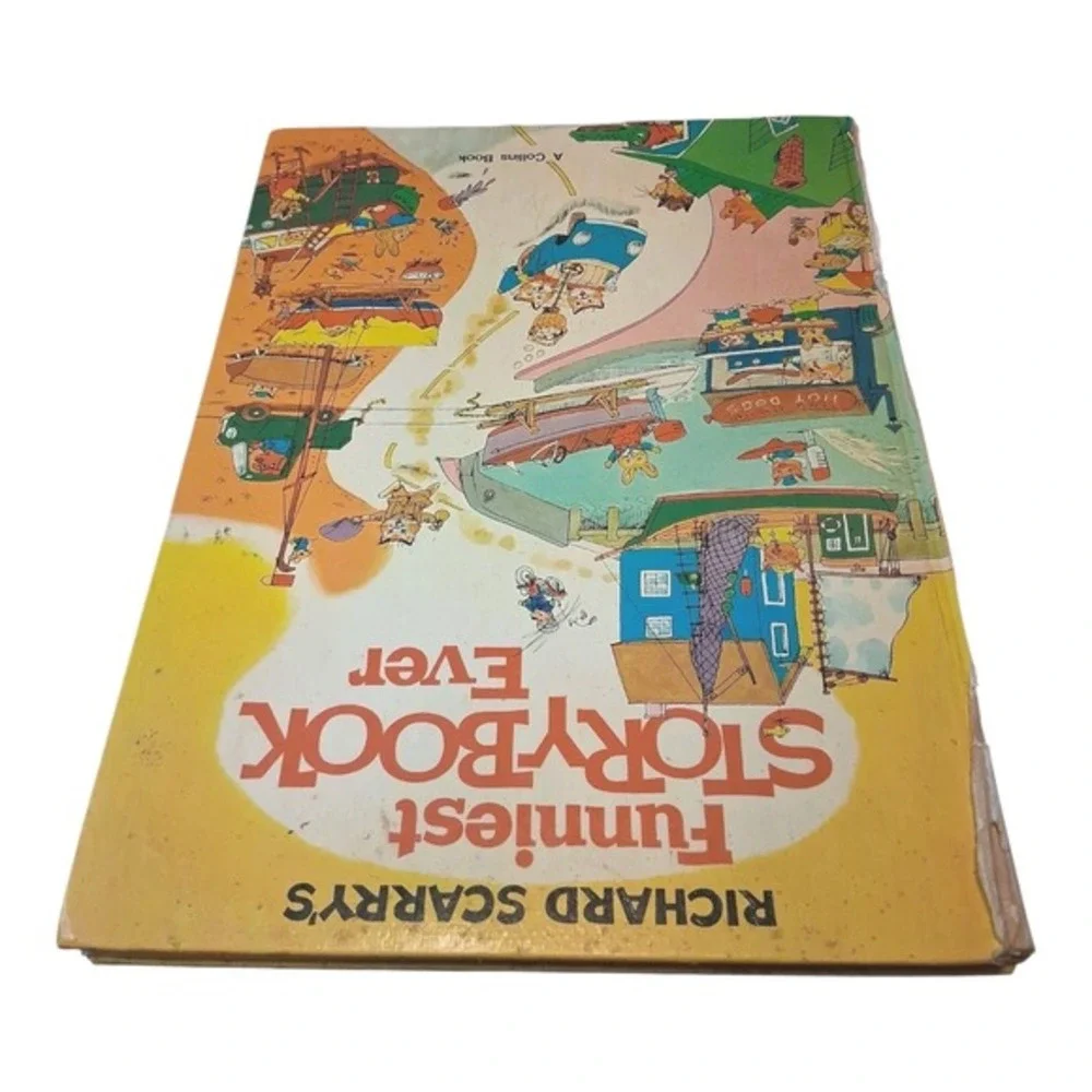 Vintage 1973 Richard Scarry's Funniest‎ Storybook Ever! Rare Hardcover Classic